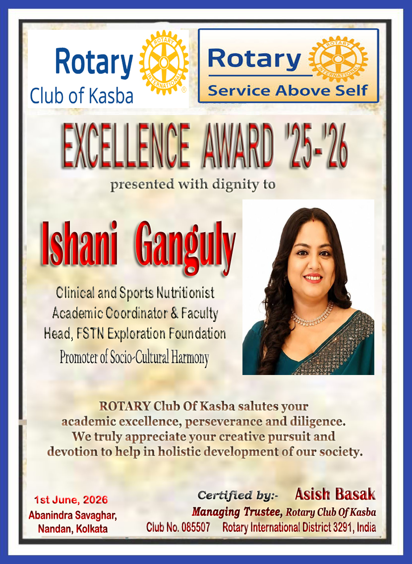 Ishani Ganguly: A successful nutrition professional, academic mentor and educator